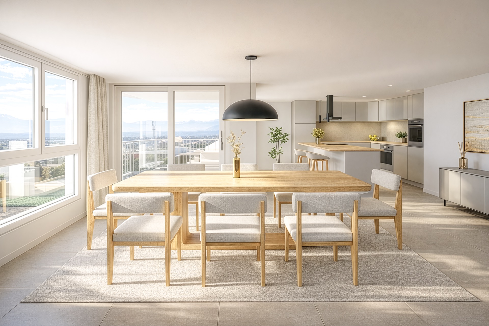 Salle à manger — Appartement Arboréa
